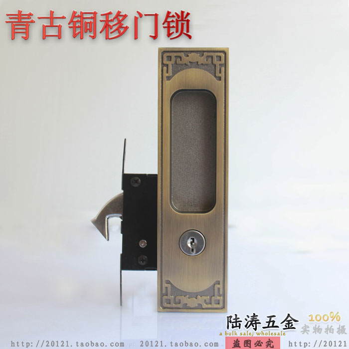 Bronze European style Sliding door lock Wooden doors Sliding Door Hook lock TOILET Invisible Door Locks hanging tripin the Basic building materials , Home Hardware , Locks , Mechanical locks category - from Buy2taobao.com to provide professional Taobao agent buy service
