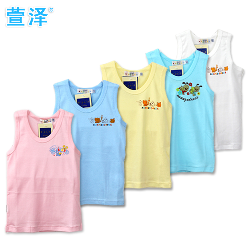 Xuan Ze Children's Vests Boy girl Pure cotton underwear vest Summer fund baby Cotton Thread vestin the Children/Baby/Family fitted , Vest harness category - from Buy2taobao.com to provide professional Taobao agent buy service