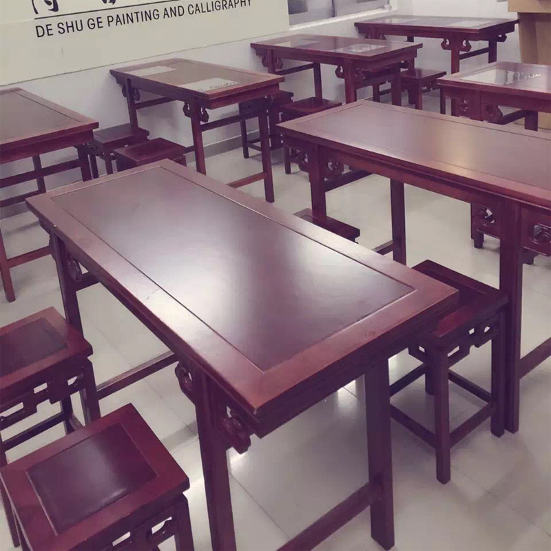 國學桌實木國學書法桌培訓桌輔導班小學生雙人培訓班課桌椅教室在類目 商業/辦公傢俱, 校園教學傢俱, 課桌椅中 - 來自Buy2taobao.com提供專業的淘寶代購服務