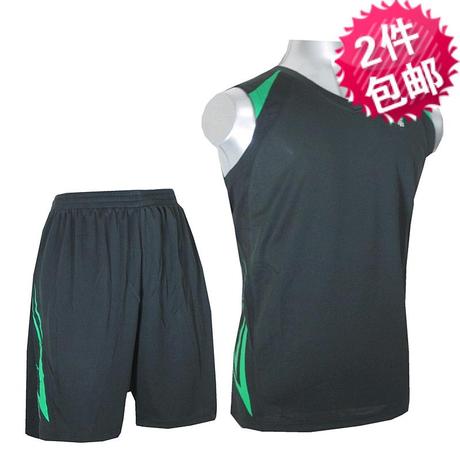 包邮 免费印号 高质CBA篮球服套装男 比赛服