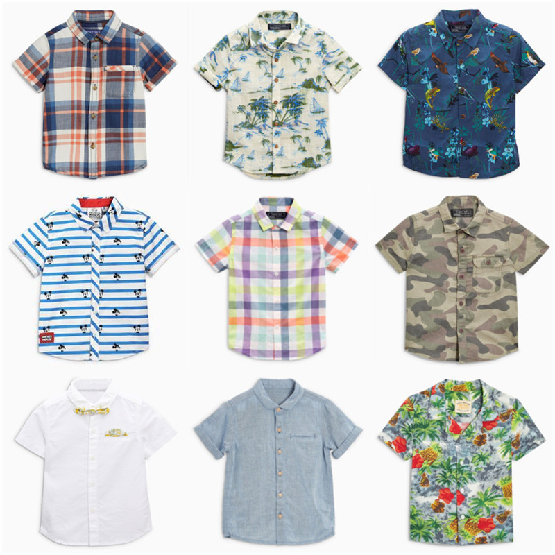 next London goods in stock quality goods children baby Length shirt shirt Summer wear Pure cotton breathablein the Children/Baby/Family fitted , Shirt category - from Buy2taobao.com to provide professional Taobao agent buy service