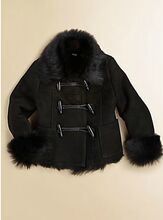 Hong Kong Shopping Fifth Avenue Burberry Burberry girls / leather sheepskin wool 0473683009996
