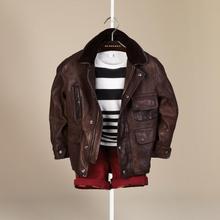 Hong Kong Shopping Burberry Burberry man new winter clothing leather leather jacket 38487401