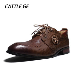  新品韩版夏季透气休闲男鞋商务正装头层皮鞋真皮男鞋 低帮鞋正品