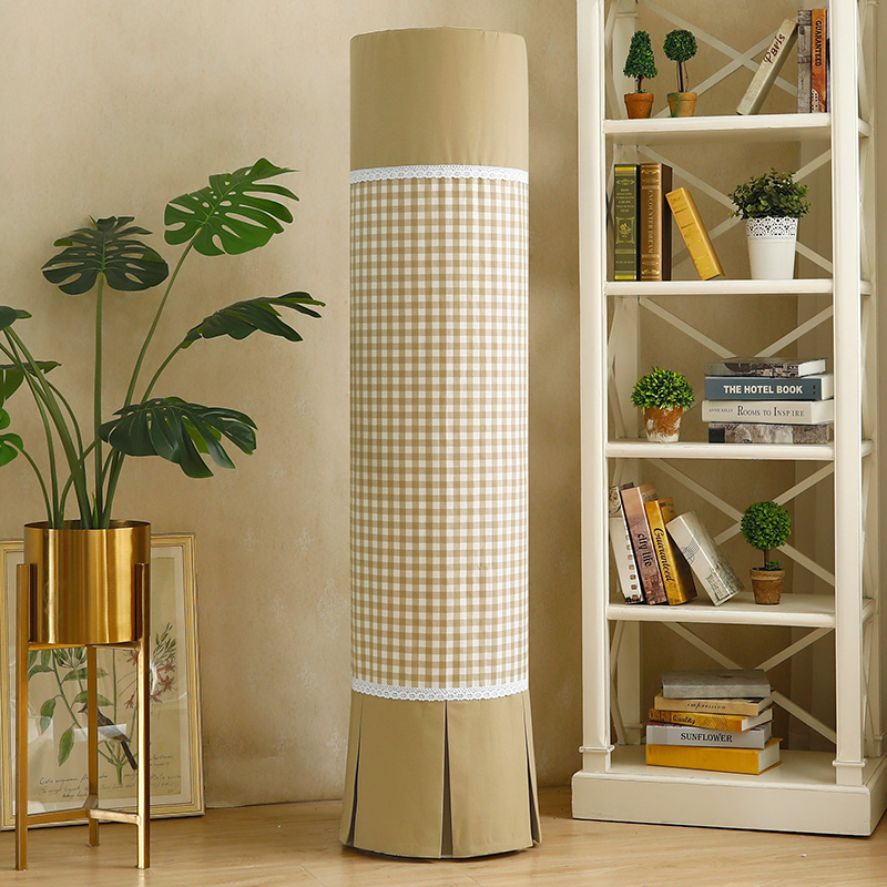 Beauty Sky Gree Cool Branch Dyed lattice series Haier circular Guiji Cylinder Air conditioner coverin the Home Fabric , Dust protection cover , Air conditioner cover category - from Buy2taobao.com to provide professional Taobao agent buy service