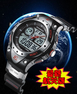  爆款包邮 百圣牛388AD100米防水时装表户外运动手表 电子表 男表