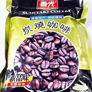  360克 春光优质炭烧咖啡粉 速溶海南椰香咖啡豆三合一 现磨纯咖啡