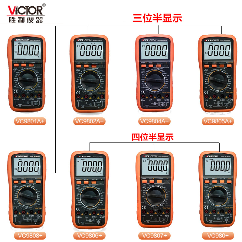 victory number VICTOR A multimeter Capacitance Meter VC9801A + /2A/9805A + /7A + /9808 +in the Hardware/Tool , Instrumentation , Multimeter category - from Buy2taobao.com to provide professional Taobao agent buy service