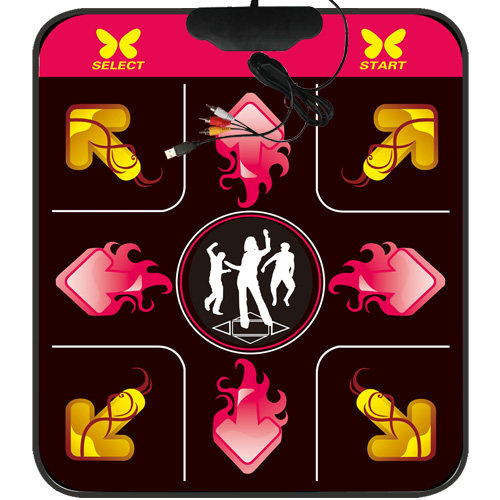 4,096-bit Chinese computer HD TV dual-use thick love dance fitness dance with 27 games for email