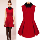 淘宝聚划算购物无袖连衣裙秋冬<em>哥弟</em>新款女 宽