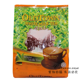  马来西亚怡保 旧街场白奶茶三合一 新包装480g  2袋起包邮