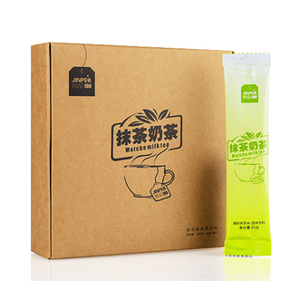  简品100.经典抹茶奶茶 纯天然/速溶袋装/抹茶奶茶粉 15条 买2送1