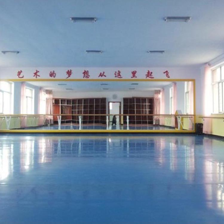 4.5mm荔枝纹运动场地地胶 绿色舞蹈房地胶 塑