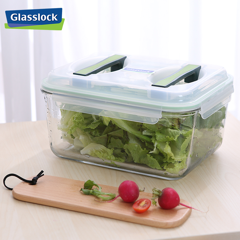 glasslock玻璃泡菜盒 手提式大号保鲜盒 收纳储物盒大容量果蔬盒在类目 餐饮具, 保鲜容器/保鲜器皿, 保鲜盒中 - 来自Buy2taobao.com提供专业的淘宝代购服务