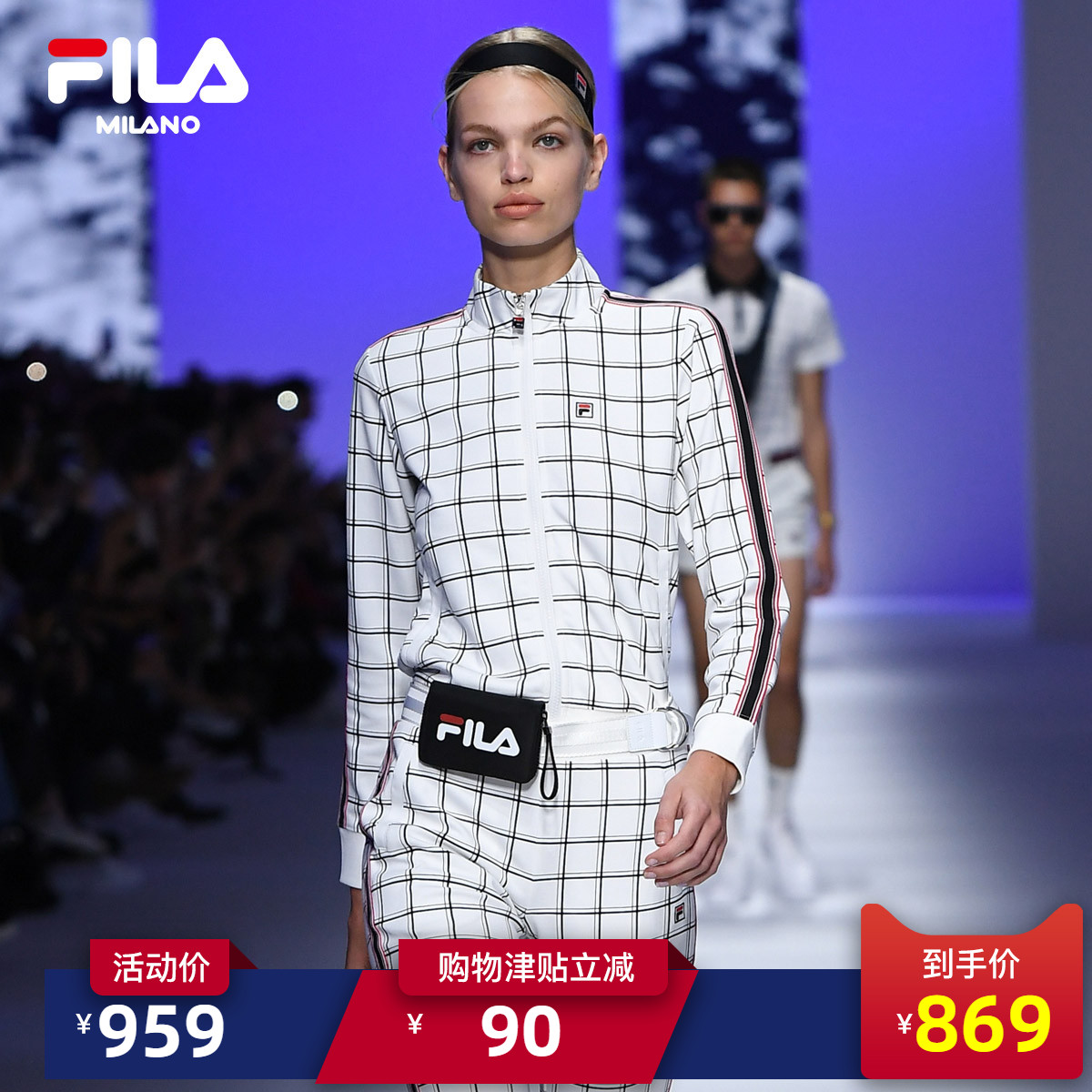 FILA米兰时装周ICONIC系列 秀场同款 2019Fila/斐乐 F16W918510F|msdalam kategori sukan/pakaian kasual, jaket sukan/kot - dari Buy2taobao.com untuk memberikan perkhidmatan ejen Taobao profesional membeli