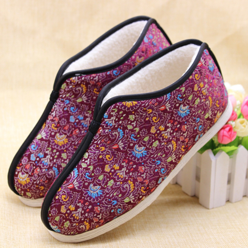 manual Cotton Cotton-padded shoes Old Beijing Cloth shoes winter keep warm Women's Shoes non-slip Grandma shoes Large the elderly Cotton-padded shoesin the Women's Shoes, High shoes category - from Buy2taobao.com to provide professional Taobao agent buy service