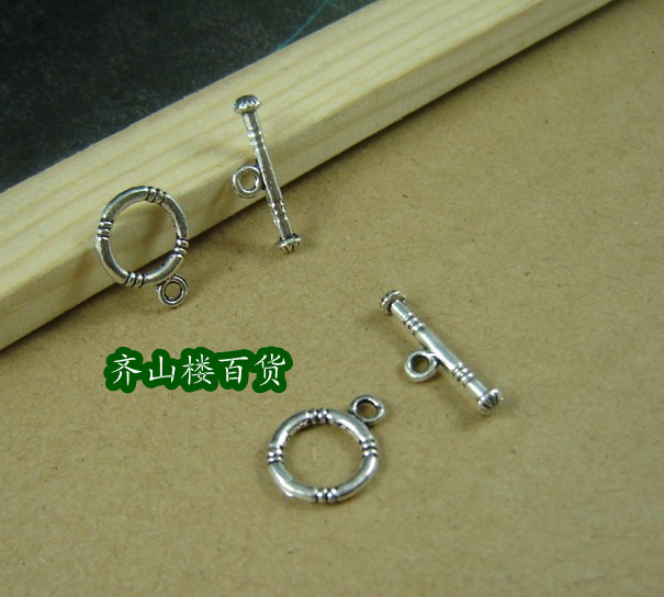 热卖DIY复古串珠配件项链绳接头手链搭扣 合金仿藏银OT扣1元3副|ruв категории Украшения,ювелирные изделия, Diy аксессуары, пряжка - от Buy2taobao.com для оказания профессиональной услуги покупки агента Taobao