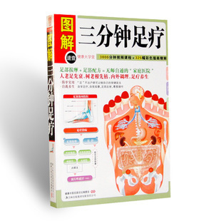 图解三分钟足疗自学足疗自我养生 健康保健图
