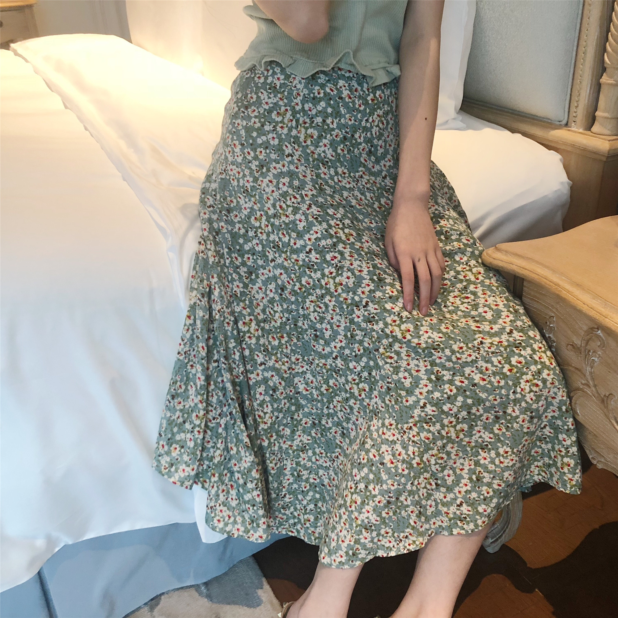 Sweetheart <Mint>The Wizard of Oz Broken flowers Paige skirtin the Women's clothing/Boutique , Skirts category - from Buy2taobao.com to provide professional Taobao agent buy service
