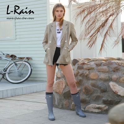 l_rain Rain shoes Fashionable High cylinder Water shoes 2019 new pattern comfortable non-slip waterproof Boots Rubber shoesin the Women's Shoes, Rain Boots category - from Buy2taobao.com to provide professional Taobao agent buy service