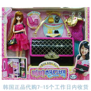 韩国代购儿童玩具正品公主过家家游戏芭比的化