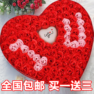  送女友的浪漫礼物情人节创意礼物妈妈生日礼物女生实用礼品香皂花