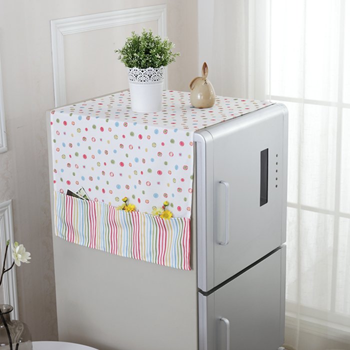 Countryside Refrigerator cover towel Refrigerator towel Fabric art Refrigerator cover dust cover Double door Multi-purpose towel Storage bagin the Storage consolidation , Household appliances dust , Dust the refrigerator category - from Buy2taobao.com to provide professional Taobao agent buy service