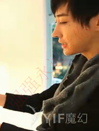 魔术教学网传 YIF魔幻魔术教学 移动的X 魔术教