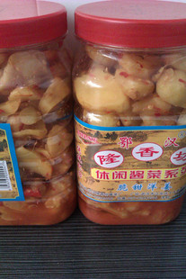  鄂汉武汉/隆香坊休闲酱菜/下饭神器/洋姜750g