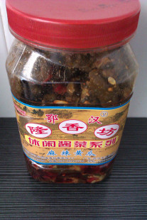  鄂汉武汉/隆香坊休闲酱菜/下饭神器/酱黄瓜750g