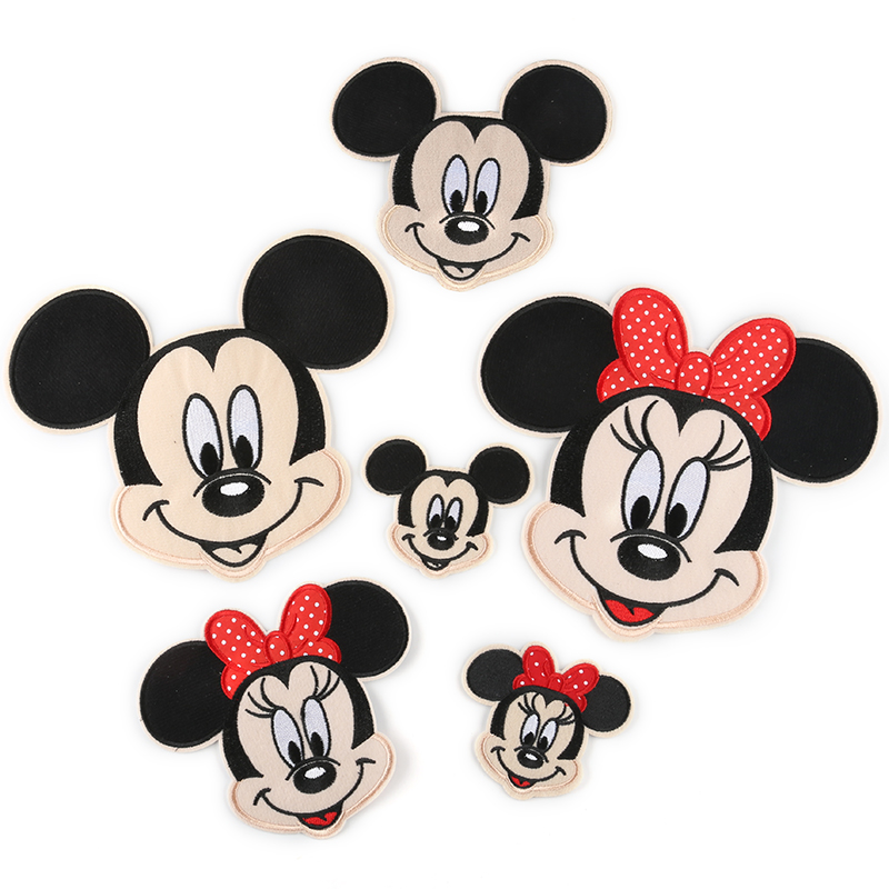 repair flaw hole Minnie Mickey Mickey Mouse Cloth sticker Appliqué decorate clothes Patch Stickerin the Accessories/Leather belt/Hat/Muffler , Clothing fabrics , Fabrics category - from Buy2taobao.com to provide professional Taobao agent buy service