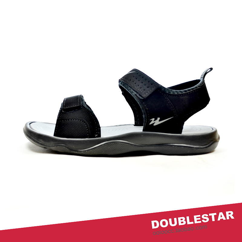 Konductra Special shop summer man All black green Velcro Gluing Run leisure time Beach slippersin the Sports shoes new , Sports sandals/Sandals category - from Buy2taobao.com to provide professional Taobao agent buy service