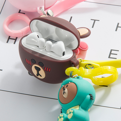 HOCAR华为freebuds3耳机保护套free buds3盒子套无线蓝牙耳机3代保护壳防摔液态硅胶软套卡通个性创意盒子壳