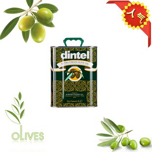  登鼎Dintel 西班牙原装进口特级初榨橄榄油 食用护肤孕妇妊娠纹3L