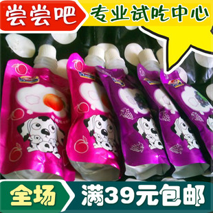  满39包邮 亲亲可吸果冻 草莓酸乳/水蜜桃香橙苹果葡萄口味 60g/个