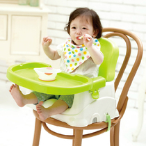 便携儿童餐椅 婴儿吃饭椅子 宝宝折叠餐桌椅 车载小餐凳 多省包邮