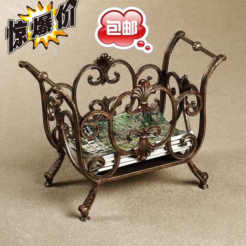 короб 限时特价欧式铁艺邮箱 信箱 邮筒 信报箱 户外邮箱 报纸箱h366