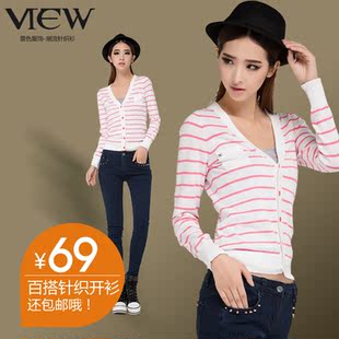 【<em>天天特价</em>】女士<em>毛衣</em>小<em>开衫</em>百搭<em>女装</em>针织学院