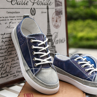  夏季新款男士帆布鞋韩版英伦布鞋板鞋低帮时尚潮流男鞋子透气单鞋