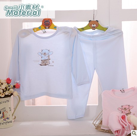 source material Bamboo fiber Solid Thin underwear suit Children's sleepwear Spring and summer Air conditioning service Children's underwearin the Children/Baby/Family fitted , Children's Underwear , Underwear Set category - from Buy2taobao.com to provide professional Taobao agent buy service