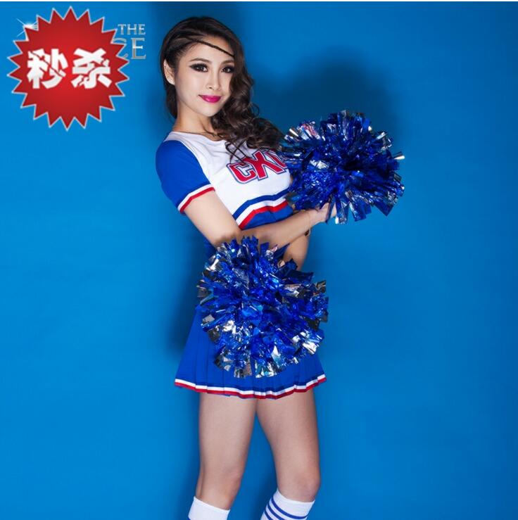 学生拉拉队服装女套装健美操服装啦啦操演出服团体舞蹈表演衣服在类目 运动/瑜伽/健身/球迷用品, 舞蹈/健美操/体操, 啦啦队, 啦啦队服中 - 来自Buy2taobao.com提供专业的淘宝代购服务