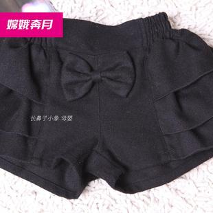 女童<em>短裤</em>裙<em>秋冬装</em> 2013童装 中大童<em>短裤</em>子呢子