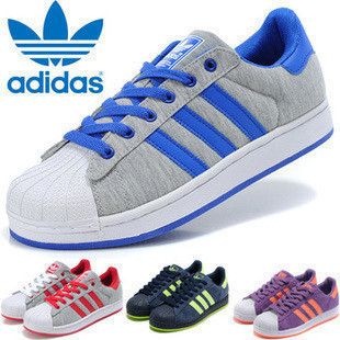  新款阿迪达斯板鞋 adidas男鞋女鞋 三叶草贝壳头休闲鞋潮流板鞋