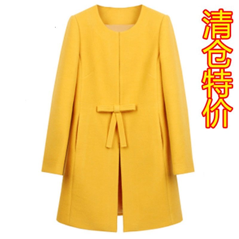 2013 spring new Korean Barret coat of imports women's clothing long slim wool woolen cloth
