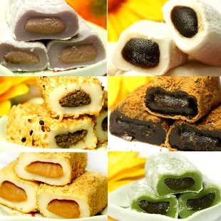  新品推荐 三叔公雪之恋麻薯 红豆味 180g 老人小孩都可以吃