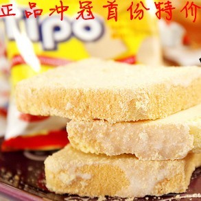  正品 休闲食品tipo饼干300(345)g 白巧克力小面包干 进口越南特产