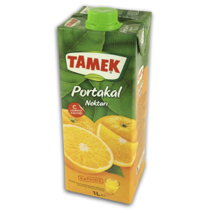  【天猫超市】土耳其进口果汁 Tamek柠檬橙汁饮料1L/盒 原装进口