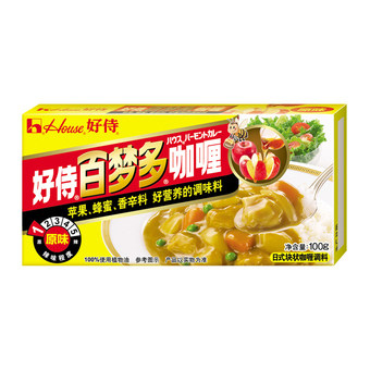 【天猫超市】好侍 百梦多咖喱 原味1号 100克 house块状咖喱