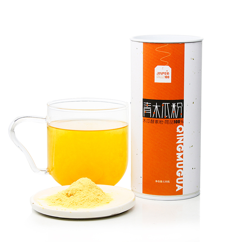 简品100天然粉粉青木瓜粉120g海南特产纯天然