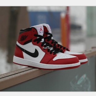  Nike Jordan 1 OG AJ1 元年复刻 白黑紅9孔 332550-163